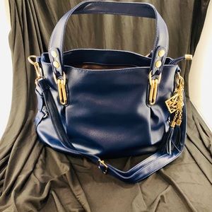 NWOT Navy Handbag